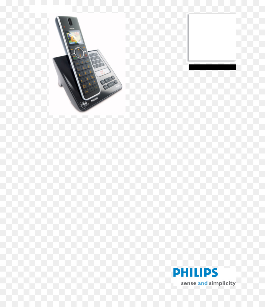 Philips Se6554b Téléphone Sans Fil Noir，Téléphone PNG