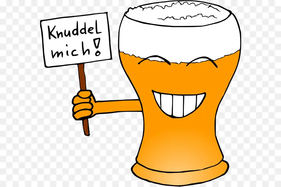 Verre à Bière，Souriant PNG