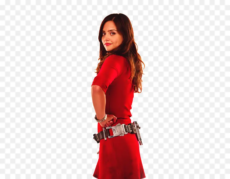 Femme，Robe Rouge PNG