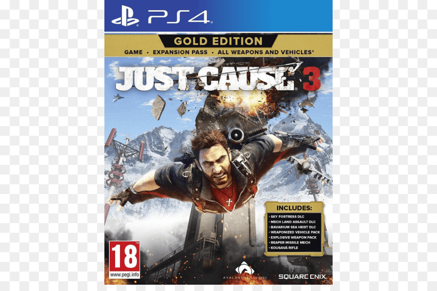 Just Cause 3，Playstation 4 PNG