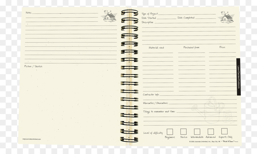 Carnet De Notes，Pages PNG