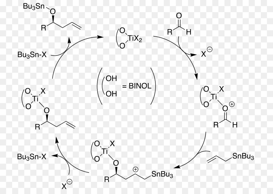 Keck Allylation Asymétrique，Groupe Allyle PNG