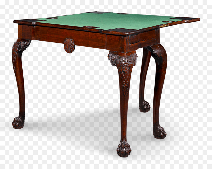 Table à Cartes Antique，En Bois PNG