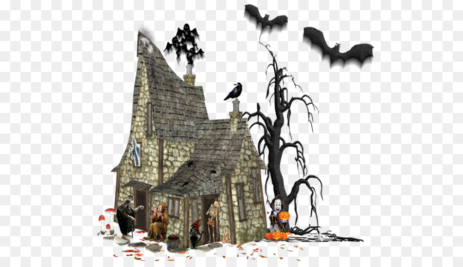 Maison Hantée，Halloween PNG