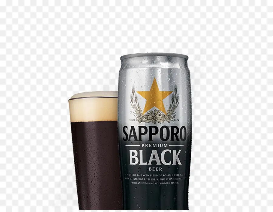 Bière Noire De Sapporo，Peut PNG