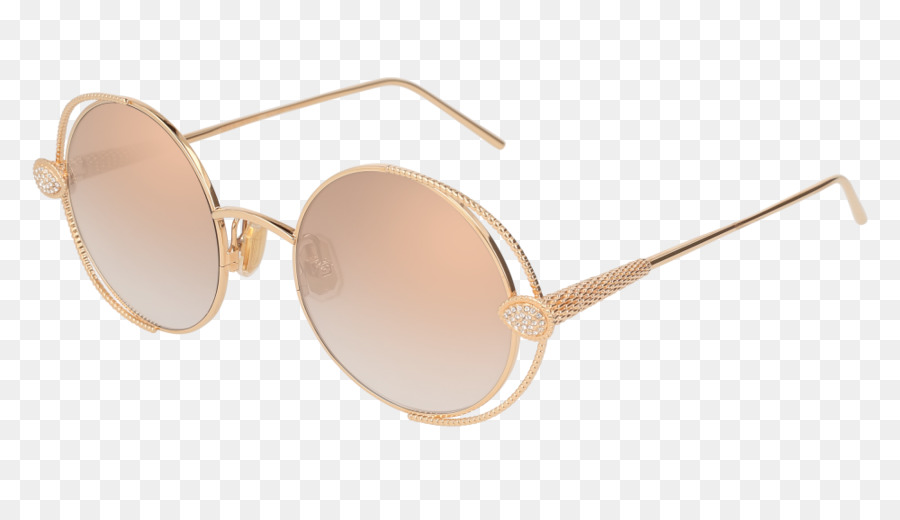 Lunettes De Soleil Dorées，Lunettes PNG