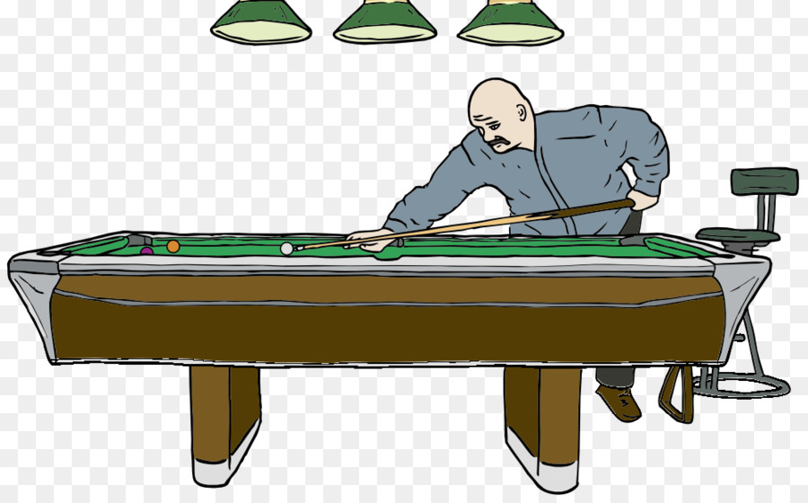 Homme Jouant Au Billard，Billard PNG