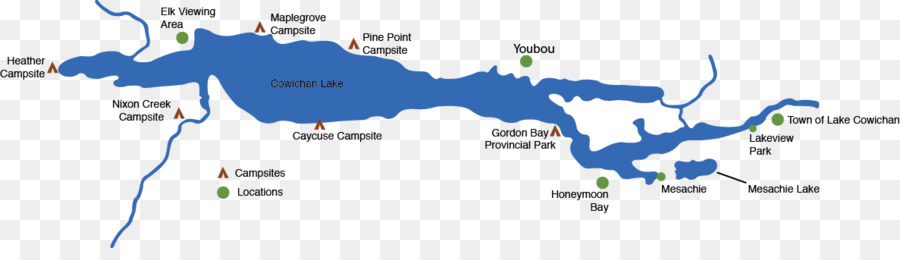 Carte，Lake Cowichan PNG