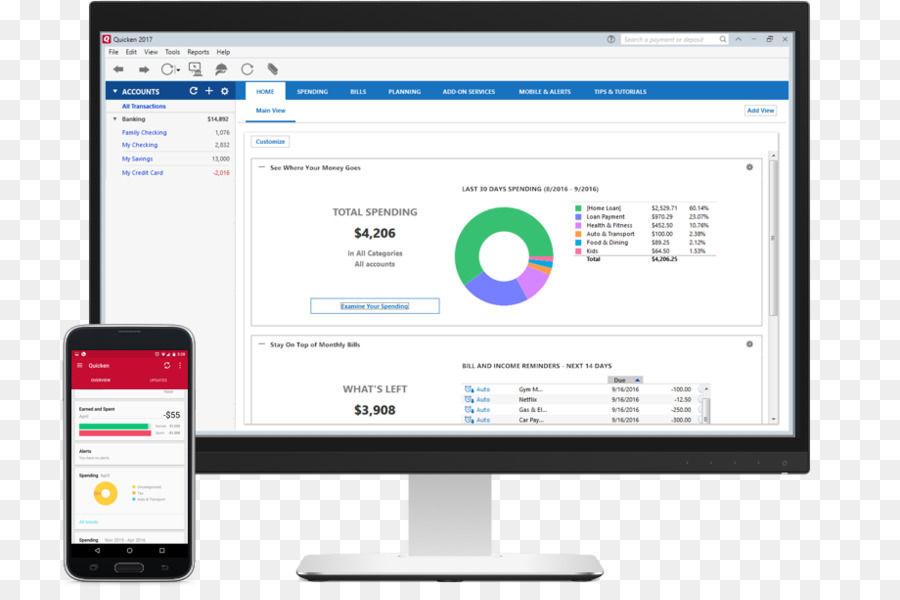 Quicken，Ordinateur Portable PNG