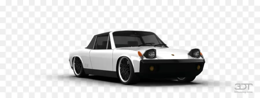 Porsche914，Blanc PNG