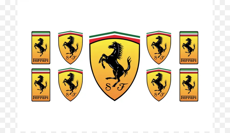 Logo Ferrari，Voiture PNG