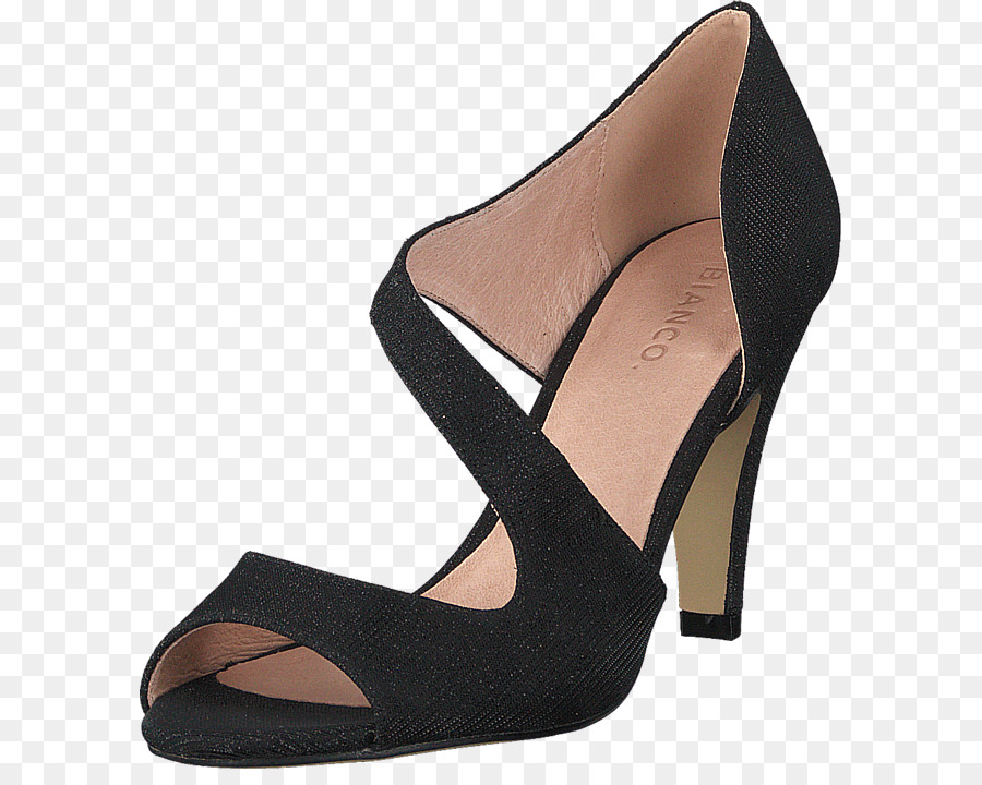 Chaussure Noire à Talon Haut，Chaussure PNG