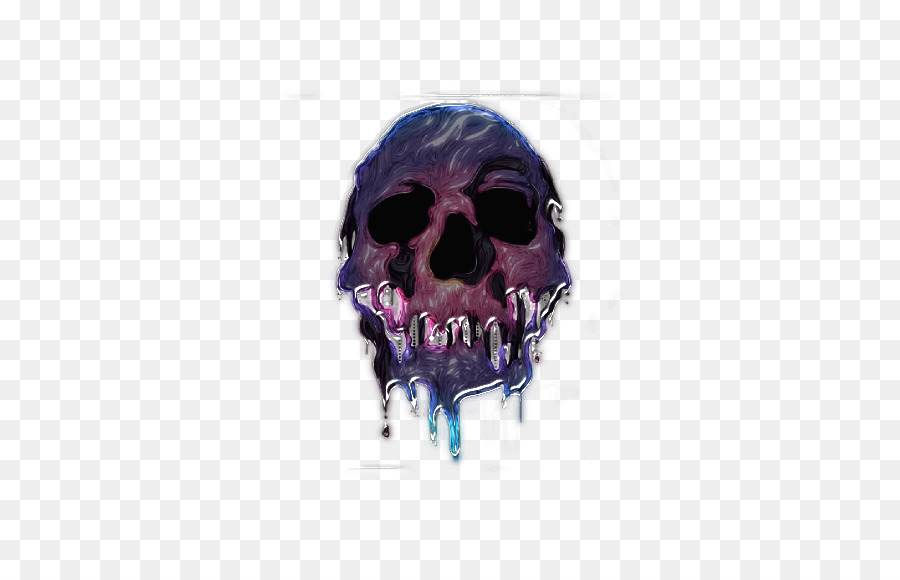 Crâne，Violet PNG