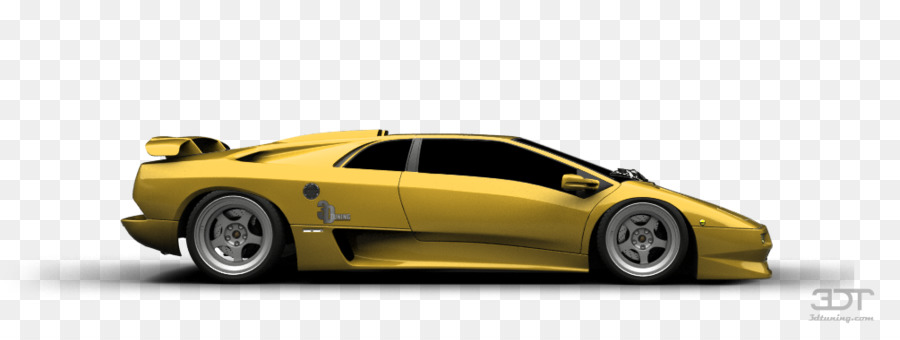 Voiture De Sport Jaune，Automobile PNG