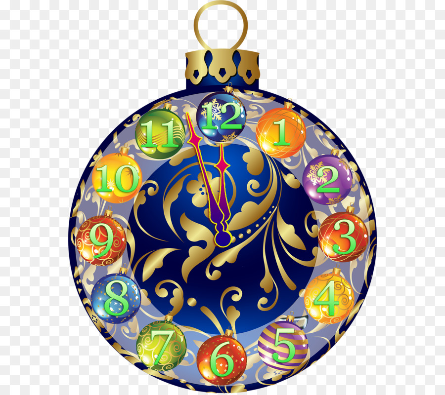 Horloge Colorée，Ornement PNG