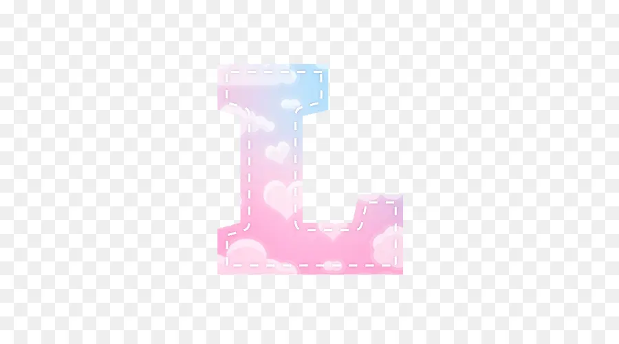 Lettre L，Pastel PNG