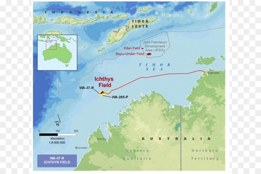 Ichthys Champ De Gaz，Kbr PNG