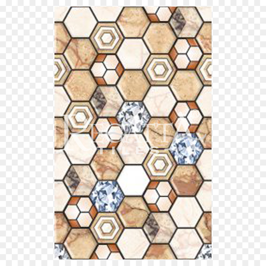 Tuiles Hexagonales，Géométrique PNG