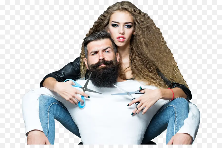 Ciseaux Et Barbe，Coupe De Cheveux PNG