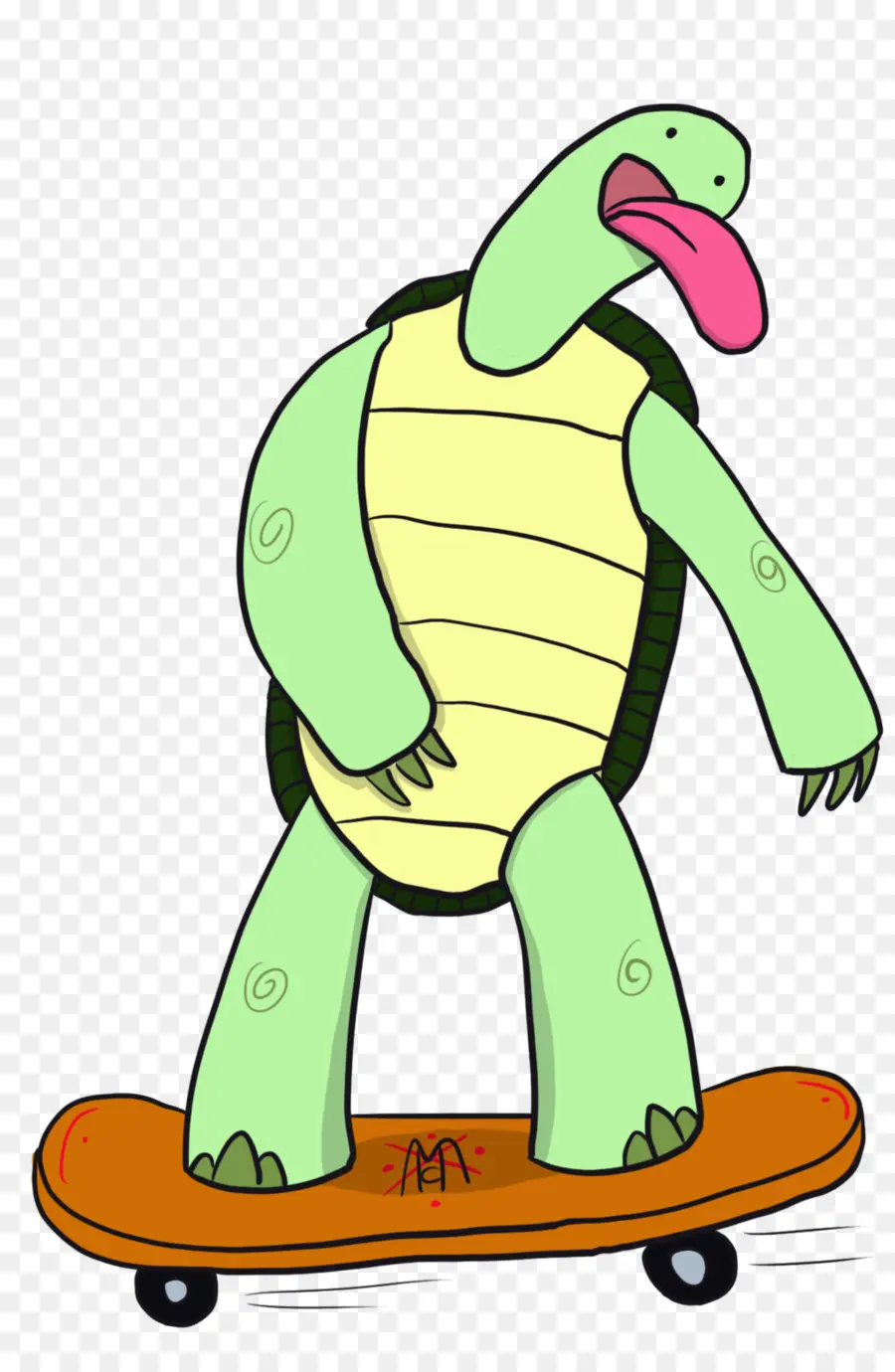 Tortue Faisant Du Skateboard，Skateboard PNG