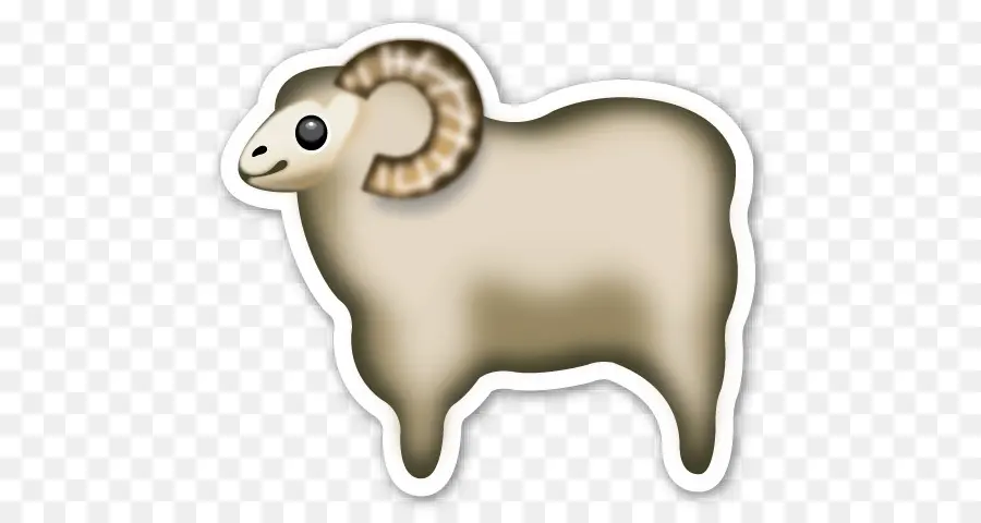 Bélier Emoji，Animal PNG