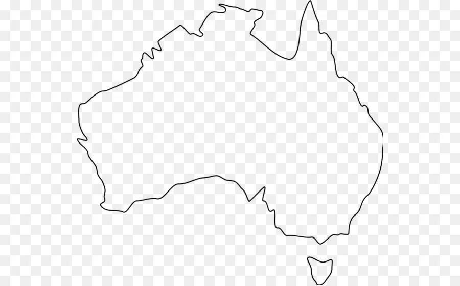 L Australie，Carte Vierge PNG