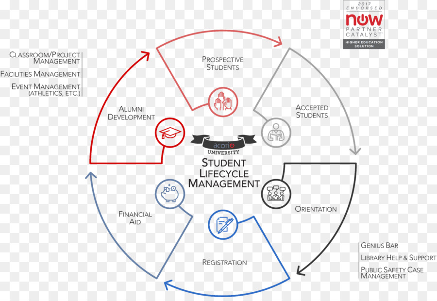 Diagramme Du Cycle De Vie D'un étudiant，éducation PNG