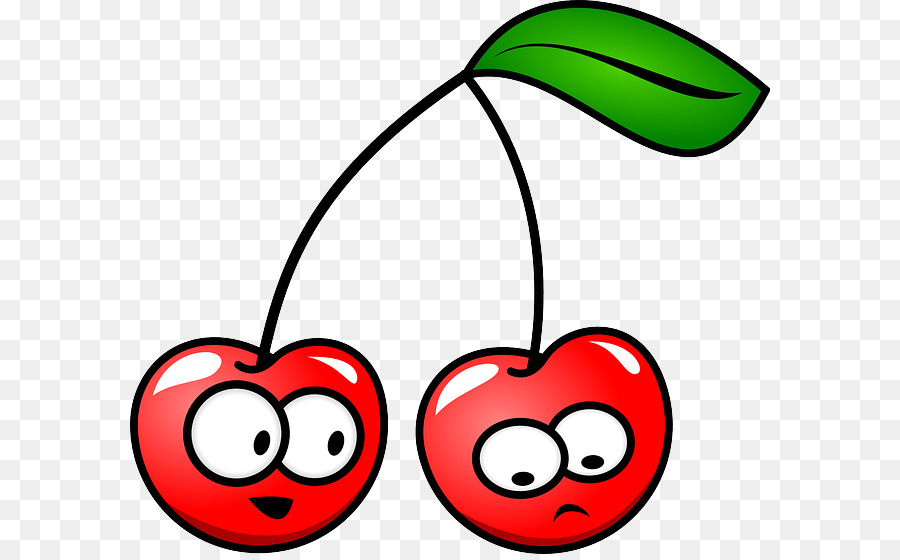 Cerises Rouges，Souriant PNG