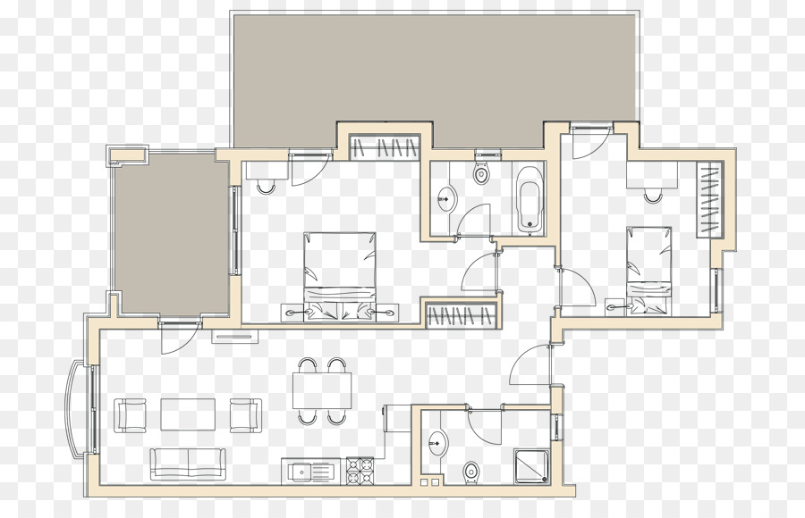 Plan D'étage，Appartement PNG