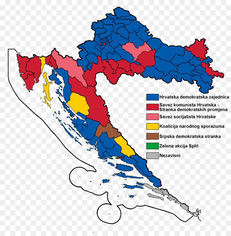 Carte électorale De Croatie，élection PNG