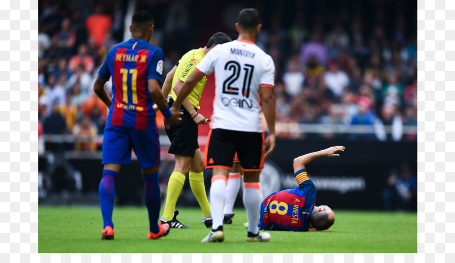 Le Fc Barcelone，Joueur De Football PNG