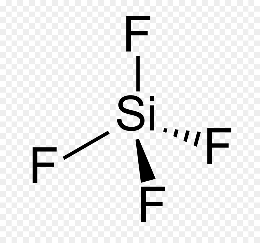 Tétrafluorure De Silicium，Molécule PNG