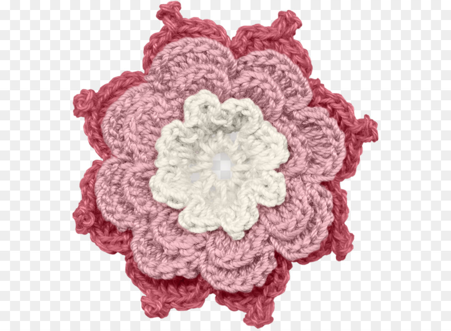 Fleur Au Crochet，Fil PNG