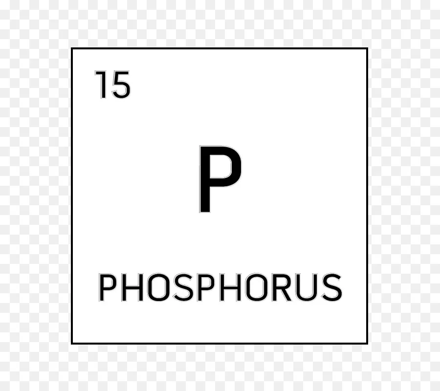 Symbole Du Phosphore，Tableau Périodique PNG