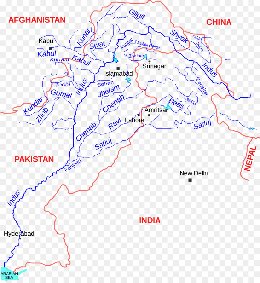Indus，Les Eaux De L Indus Traité PNG