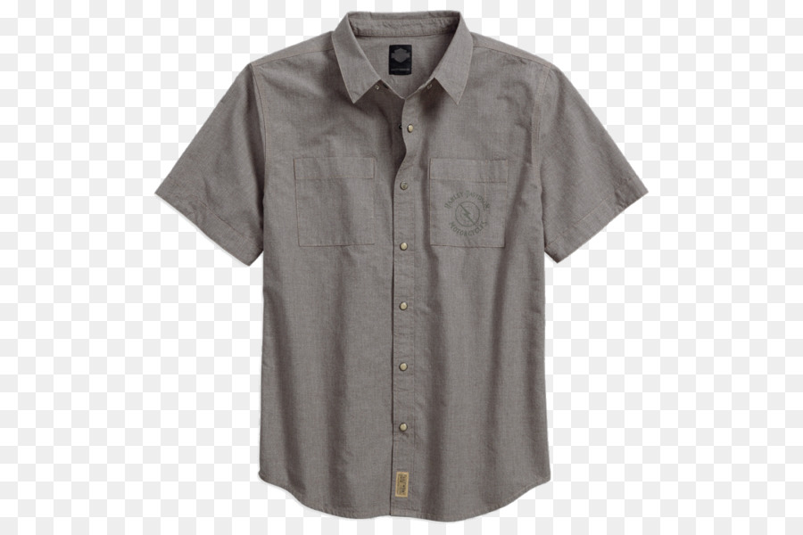 Chemise Grise，Manches Courtes PNG