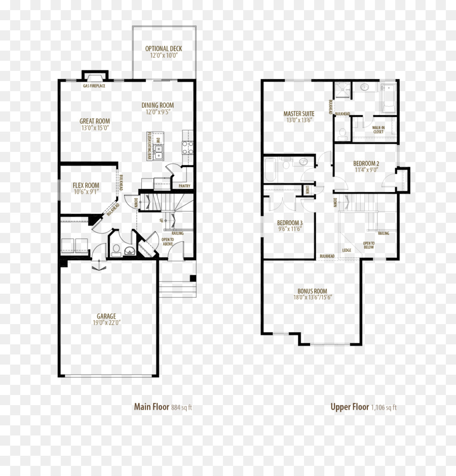 Plan D'étage De La Maison，Plan PNG