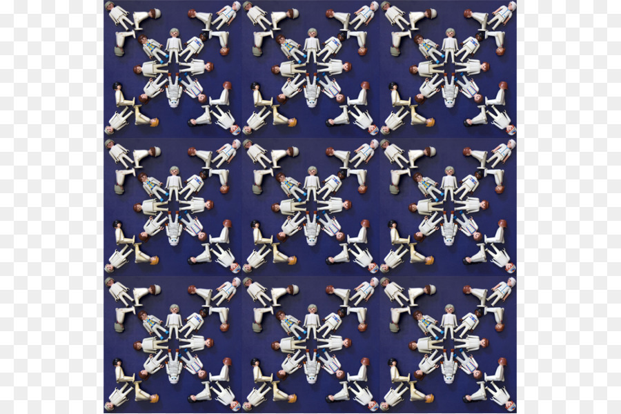 La Symétrie，Bleu PNG