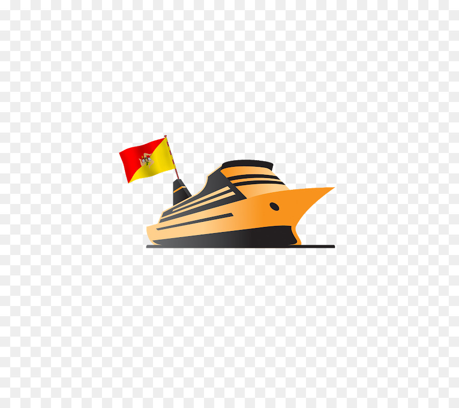 Bateau De Croisière，Drapeau PNG