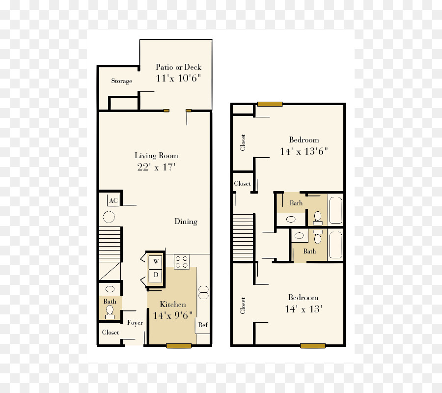 Plan D'étage De La Maison，Mise En Page PNG