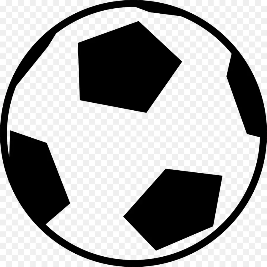 Ballon De Football，Noir PNG