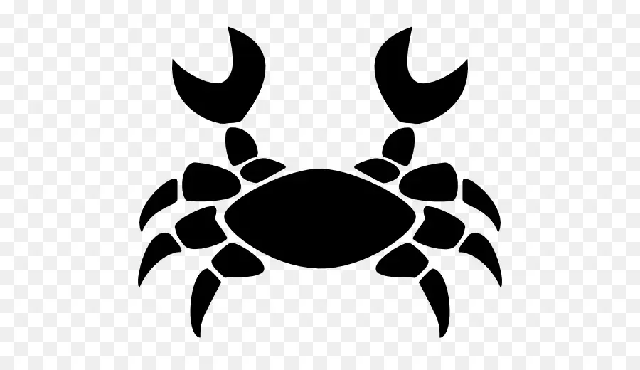 Silhouette De Crabe，Noir PNG