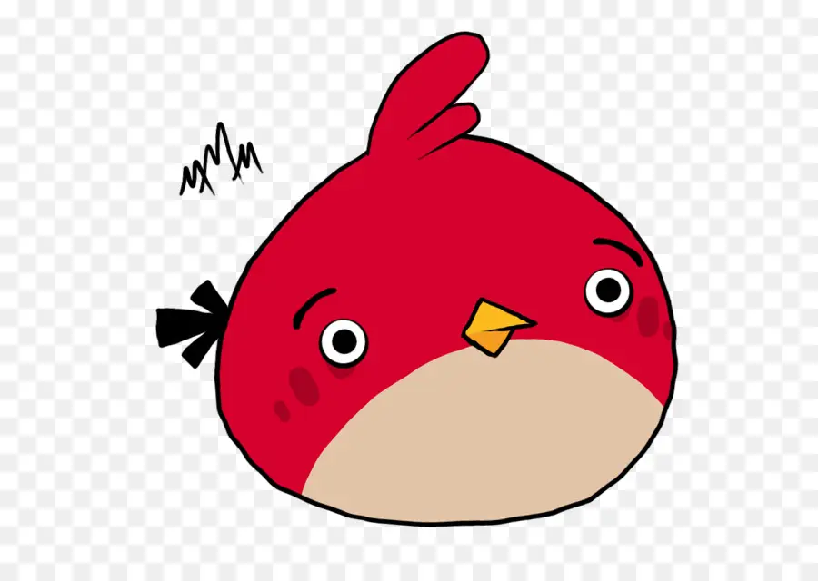 Oiseau Rouge，En Colère PNG