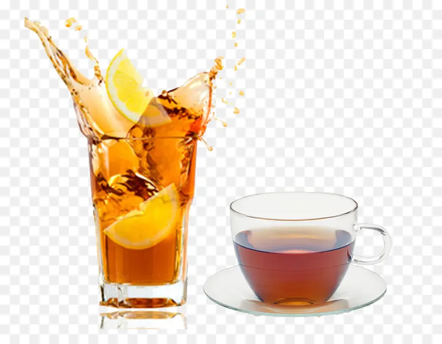 Verre De Thé，Citron PNG