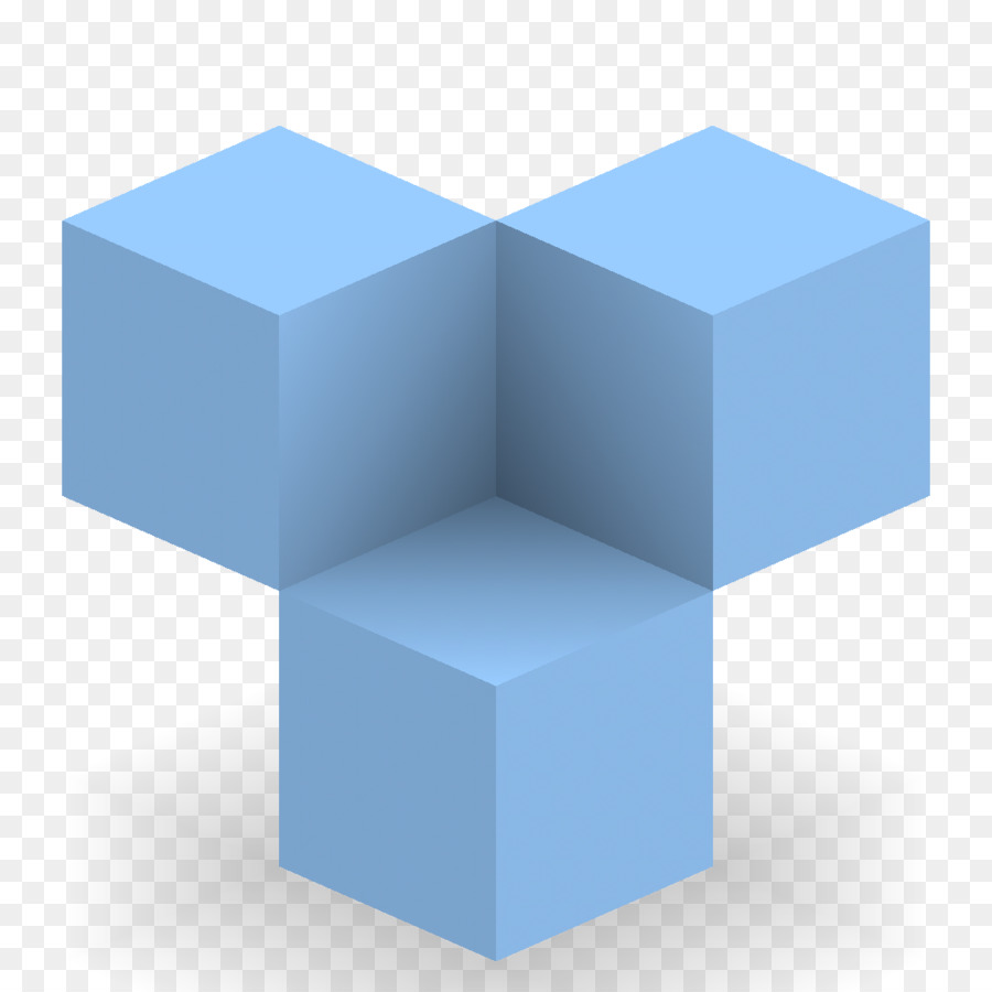 Cube Bleu，Géométrie PNG