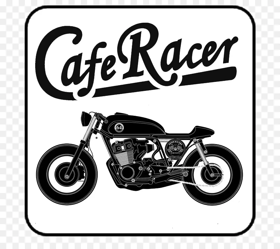 Café Racer，Moto PNG