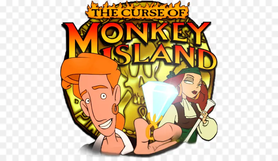 Couverture Du Jeu Monkey Island，Couverture PNG