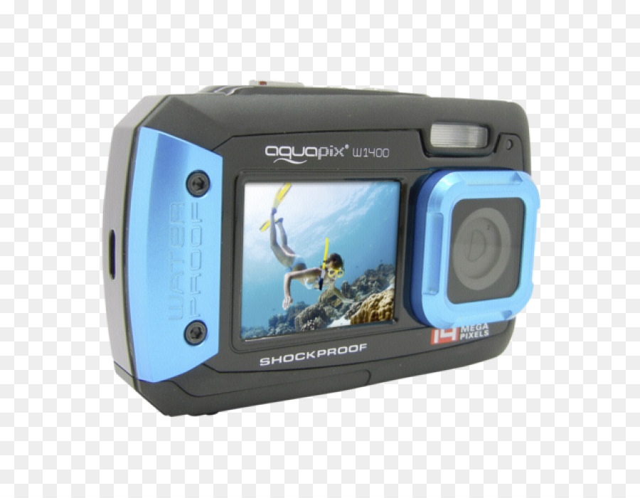Easypix W1400 Active Bleu Musique Cassette，Caméra PNG