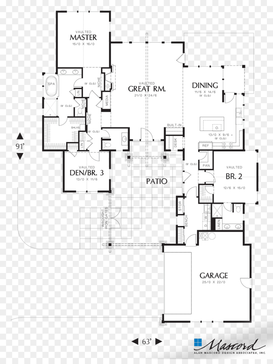 Plan D'étage，Maison PNG