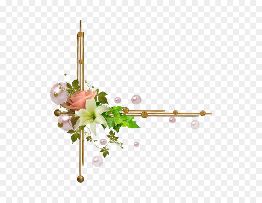 Coin Fleuri，Fleurs PNG